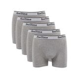 Mostess Erkek Çocuk Likralı Boxer 5 Lİ PAKET gri