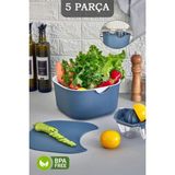 Mot Ocen 5 Parça Set Süzgeç Mavi Plastik 5 Tr Farklı Renk Gelebilir