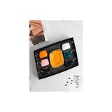 Motafael Premium 12 Parça Kahve Fincan Takımı Venedik Serisi Porselen Geometrik - 120 ml - Renkli