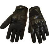 Motari Kavra CE EN 13594 1 KP Sertifikalı Kışlık Motosiklet Eldiveni Shoftshell Siyah - 2XL