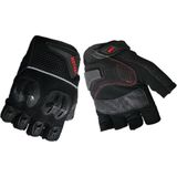 Motari SHORT 05 CE EN 13594 1 KP Sertifikalı Yarım Parmak Motosiklet Eldiveni - Kırmızı - XL