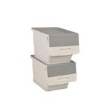 Motek Beyaz Tekerlekli Organizer Çok Amaçlı Saklama Kutusu 2X12 Lt