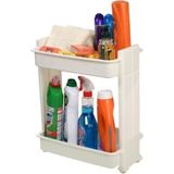 Motek Çok Amaçlı Tekerlekli Banyo Rafı Mutfak Rafı Organizer Mr-02