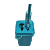 Motek Mt-23 Mikrofiber Soft Mop Cam Parke Islak Zemin Temizlik Seti Mavi
