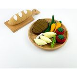 Mother And Toys Keçe Oyuncak - Biftek Yemek Oyun Seti - Felt Toys - %100 El Yapımı