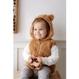 Mother Love Teddy Peluş Çocuk Yelek Kapüşonlu Astarlı 3d Kulaklı