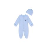 MOTHERCARE Erkek Bebek Tulum-Şapka Çıtçıtlı Bisiklet Yaka Long Sleeve Patikli
