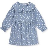 Mothercare Kız Bebek Elbise Bisiklet Yaka Kısa Kol - Mavi - 18 - 24 Ay