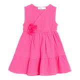 Mothercare Kız Bebek Elbise Bisiklet Yaka Sleeveless - Pembe