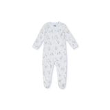 MOTHERCARE Kız Bebek Tulum Hayvan Baskılı Çıtçıtlı Bisiklet Yaka Uzun Kol Patikli