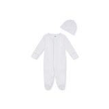 MOTHERCARE Kız Bebek Tulum-Şapka Çıtçıtlı Bisiklet Yaka Long Sleeve Patikli