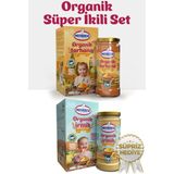 Motherese Organik Süper Ikili Set- Organik Tarhana- Organik Bebek Irmiği - Hediyesiz