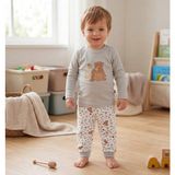 Motherlove %100 Organik Bebek Pijama Takımı 3 - 36 Ay - Gri - 3 - 6 Ay