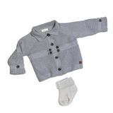 Mother's Secret %100 Organik Bebek Hırkası. GOTS Sertifikalı Gerçek Organik Pamuk (18-24 Ay)