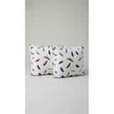 Motif Mağaza %100 Pamuk Saten 2'Li Oksford Yastık Kılıfı 50X70 Cm (Kulakçıklı Yastık Kılıfı) Beyaz 50 X 70