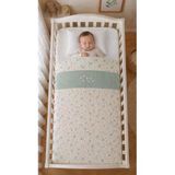 Motif Mağaza %100 Pamuk Saten Bebek Nevresim Seti 100X130 Nevresim 40X60 Yastık Kılıfı (*Çarşafsız*) Mint Yeşili