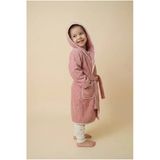 Motif Mağaza *İhraç Fazlası* Çocuk Bornozu Kapüşonlu Cepli Premium Microcotton %100 Pamuk -Hafif Kusurludur- Pembe 5-6 Yaş