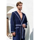 Motif Mağaza Marin Bleu Erkek Bornozu %100 Pamuk Lacivert S
