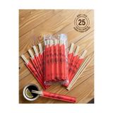 MOTİFİLLA HARMAN Çin Çubuğu Chopstick, Bambu, 25 Adet Set