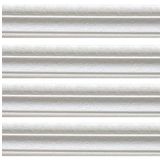Motifli Beyaz Esnek 8cm-230cm x 4 Adet Yapışkanlı Duvar Çıta Çerçeve Süpürgelik