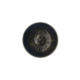 Motifli Otantik Hamam Tası 20 Cm Gri Eskitme