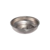 Motifli Otantik Hamam Tası 20 Cm Nikel