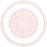 Motifpiyer Lamba Tavan Göbeği-Yuvarlak-12-86cm-Dış Çitalı