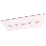 Motifpiyer spotlu gizli ışıklı tavan göbeği sgt-52-5 30X90X4.5cm