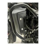Motiker Bajaj Dominar Radyatör Kapağı Karbon Desen Sticker Etiket Modeli