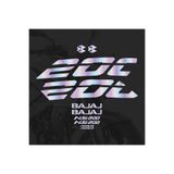Motiker Bajaj NS200 Sticker Hologram Set Motosiklet Etiket Modeli