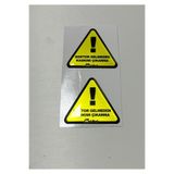 Motiker Doktor Gelmeden Kaskımı Çıkartma Damla Sticker Etiket Modeli 4x4 cm