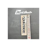 Motiker Honda Metal Gümüş (Silver) Ön Cam Oval 8,5 CM Damla Sticker Etiket Modeli