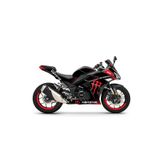 Motiker RKS R250 Monster Kırmızı Parçalı Kaplama Sticker Etiket Modeli