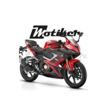 Motiker RKS SRK 125R Orta Şase Karbon Detay Tasarımı Sticker Etiket Modeli