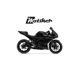 Motiker Yamaha YZF-R25 2025-2026 Alt Sakal Yamaha Parlak Beyaz Sticker Etiket Modeli