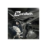 Motiker Yamaha YZF-R25 2025 Model Şase Orta Çift Parlak Karbon Kaplama Sticker Etiket Modeli