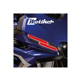Motiker Yamaha YZF-R25 Far Sticker Far Folyo Renkli Kırmızı