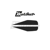 Motiker Yamaha YZF R25 - R3 / 2025 - 2026 Model Sağ Sol Arka Kuyruk Üzeri Mat Karbon Tasarım Sticker Etiket