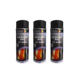 Motip 3 Adet 690°C Isıya Dayanıklı Siyah Boya 400 Ml. Made In Germany