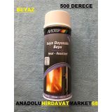 MOTİP 500 DERECE ISIYA DAYANIKLI EKSOZ VE SOBA BOYASI BEYAZ