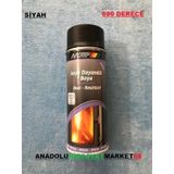 Motip 690 Derece Isıya Dayanıklı Boya Eksoz Ve Soba Boyası Siyah standart