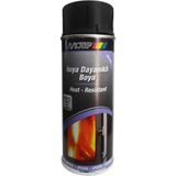 Motip 690°C Isıya Dayanıklı Siyah Sprey Boya - 400 ml, Benzin ve Kimyasallara Uyumlu, Araç Egzozları ve Soba Boruları İçin