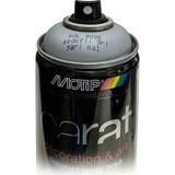 Motip Carat Ral 9006 Sprey Boya 400ML - Yarı Mat Sedefli Gri - 1 Adet - Çok Renkli