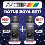 Motip Fiat KOD:645 Gümüş Gri Sprey Rötuş Boya Seti