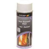 Motip Isıya Dayanıklı Beyaz Boya 500°C 400 ml Araç Bakımı için Profesyonel Sonuçlar