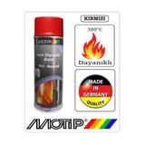 Motip ISIYA DAYANIKLI BOYA (KIRMIZI) YANMAZ EGSOZ MANGAL FIRIN BOYASI (300°C) SPREY 400ML