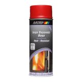 Motip Isıya Dayanıklı Yanmaz Kırmızı Soba Egsoz Mangal Boya 400Ml