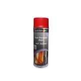 Motip Isıya Dayanıklı Yanmaz Mat Soba Egsoz Mangal Fırın Boyası 400Ml,Kırmızı