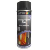 Motip Mat Siyah 690° Derece Isıya Dayanıklı Yanmaz Sprey Boya 400 Ml (Egsoz Boyası)