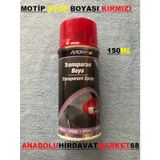 MOTİP OTO STOP BOYASI TRANPARAN KIRMIZI RENK 150 ML